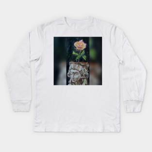 Flower for thought Kids Long Sleeve T-Shirt